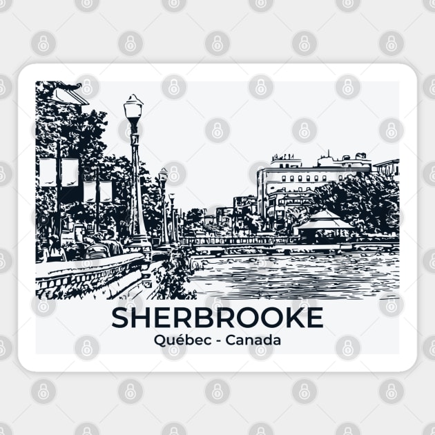 Sherbrooke - Québec Magnet by Lakeric